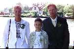 9 juni 1999
John v Loen met vrouw en zoon