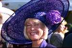 9 juni 1999
Haringparty Nijenrode - Breukelen
Sheila de Vries met hoed