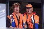 Rotterdam, 25 juni 2000   Euro 2000
Nederland-Yougoslavie, eindstand 6-1
4 doelpunten Patrick kluivert en 2 x Marc Overmars
Annemarie Jorritsma met haar man
Europees Kampioenschap Voetbal 2000