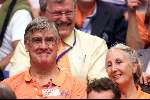 Amsterdam 21 juni 2000 euro 2000
Nederland-Frankrijk 3-2
Anton Geesink met vrouw
Europees Kampioenschap voetbal 2000