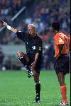 Amsterdam 11 juni 2000
Nederland-Tjechie 1-0 tijdens EK
Patrick Kluivert met Collina
Europees Kampioenschap voetbal 2000