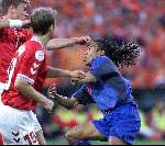 Rotterdam16 juni 2000 Euro 2000
Nederland-Denemarken, eindstand 3-0
Edgar Davids  mooie aktie
Europees Kampioenschap voetbal 2000