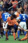 Amsterdam 29 juni 2000  Euro 2000
1/2 finale Nederland-Italie, eindstand 0-0 na verlenging 0-0 Nederland verliest met strafschoppen
Edgar Davids
Europees Kampioenschappen voetbal 2000