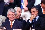 Amsterdam 29 juni 2000
Nederland-Italie 0-0 euro 2000
Eef Brouwer en Johan Cruyff  Wim kok
Europees Kampioenschap Voetbal 2000