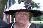 Breukelen 7 juni 2000
Haringparty op Nijenrode.
Erica Terpstra met hoedje
