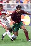 Amsterdam, 24 juni 2000   Euro 2000
Portugal-Turkije, eindstand 2-0
Figo
Europees Kampioenschap Voetbal 2000