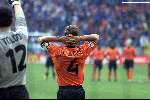 Amsterdam 29 juni 2000
Nederland-Italie 0-0 euro 2000
Frank de Boer teleurgesteld
Mist penalty
Europees Kampioenschap Voetbal 2000