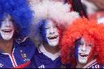 Amsterdam 21 juni 2000 euro 2000
Nederland-Frankrijk 3-2
Franse supporters
Europees Kampioenschap Voetbal 2000