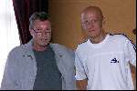 Brussel, 15 juni 2000
Frits Korbach met scheidsrechter Pierluigi Collina