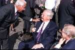 Breukelen 7 juni 2000
Haringparty op Nijenrode.
Gregor Frenkel Frank met Albert Heijn Pieter v Vollenhoven