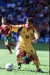 Arnhem, 17 juni 2000  Euro 2000
Roemenie-Portugal, eindstand 0-1
Hagi
Europees Kampioenschap Voetbal 2000