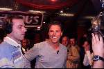 Hilversum 5 juni 2000
De laatste avond van DE BUS  in studio 22
Nummer 2 Iwan de Bus verlaat de bus