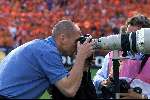 Rotterdam, 16 juni 2000 Euro 2000
Nederland-Denemarken, eindstand 3-0
Jaap Stam als fotograaf
Europees Kampioenschap Voetbal 2000