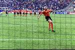 Amsterdam, 29 juni 2000   Euro 2000
Nederland-Italie, eindstand 0-0 ook na verlenging Italie wint na strafschoppen
Jaap Stam mist zijn strafschop
Europees Kampioenschap Voetbal 2000
