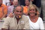 Amsterdam, 21 juni 2000    Euro 2000
Nederland-Frankrijk, eindstand 3-2
Jacques Snoek met vrouw
Europees Kampioenschap Voetbal 2000