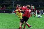 Landgraaf 6 juni 2000
Training Denemarken met Jan Heintze, Jon Dahl Tomasson en Jesper Gronkjaer
Europees Kampioenschap Voetbal 2000