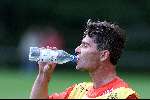 Landgraaf 6 juni 2000
Training Denemarken met Jan Heintze, Jon Dahl Tomasson en Jesper Gronkjaer
Europees Kampioenschap Voetbal 2000