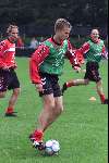 Landgraaf 6 juni 2000
Training Denemarken met Jan Heintze, Jon Dahl Tomasson en Jesper Gronkjaer
Europees Kampioenschap Voetbal 2000
