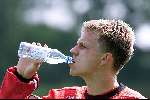 Landgraaf 6 juni 2000
Training Denemarken met Jan Heintze, Jon Dahl Tomasson en Jesper Gronkjaer
Europees Kampioenschap Voetbal 2000