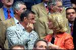 Amsterdam 11 juni 2000
Nederland-Tjechie 1-0 tijdens EK
Johan Cruyff en Danny Cruyff
Europees Kampioenschap Voetbal 2000
