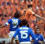 Amsterdam 29 juni 2000  Euro 2000
1/2 finale Nederland-Italie, eindstand 0-0 na verlenging 0-0 Nederland verliest met strafschoppen
Marc Overmars
Europees Kampioenschap Voetbal 2000