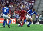 Brussel, 14 juni 2000
Belgie-Italie, eindstand 0-2
7 Marc Wilmots en 20 Francesco Totti