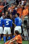 Amsterdam 29 juni 2000  Euro 2000
1/2 finale Nederland-Italie, eindstand 0-0 na verlenging 0-0 Nederland verliest met strafschoppen
Rode kaart Markus Merk
Europees Kampioenschap Voetbal 2000