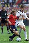 Spanje-Noorwegen, eindstand 0-1
Rotterdam, 13 juni 2000
Gaizka Mendieta en Eirik Bakke
Europees Kampioenschap Voetbal 2000