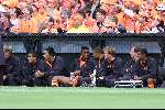 Rotterdam, 25 juni 2000   Euro 2000
Nederland-Yougoslavie, eindstand 6-1
Patrick Kluivert  en Michael reiziger op de reservebank.
Giovanni v Bronckhorst Pierre v Hooydonk Aron Winter Ed de Goey Bert konterman
Europees Kampioenschap Voetbal 2000