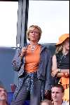 Rotterdam16 juni 2000 Euro 2000
Nederland-Denemarken, eindstand 3-0
Monique Rijkaard met een sigaret
Europees Kampioenschap Voetbal 2000