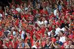 Spanje-Noorwegen, eindstand 0-1
Rotterdam, 13 juni 2000
Noorse supporters
Europees Kampioenschap Voetbal 2000