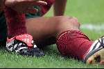 Amsterdam, 24 juni 2000   Euro 2000
Portugal-Turkije, eindstand 2-0
Nuno gomes met de twee doelpunten en Adidas schoenen
Blessure
Europees Kampioenschap Voetbal 2000