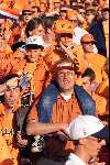 Rotterdam, 16 juni 2000 Euro 2000
Nederland-Denemarken, eindstand 3-0
supporters Nederlands elftal
Europees Kampioenschap Voetbal 2000