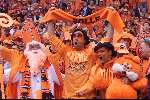 Rotterdam, 25 juni 2000   Euro 2000
Nederland-Yougoslavie, eindstand 6-1
Oranje supporters met o.a. Sinterklaas
Supporters Nederlands elftal
Europees Kampioenschap Voetbal 2000