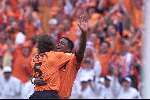 Rotterdam, 25 juni 2000   Euro 2000
Nederland-Yougoslavie, eindstand 6-1
4 doelpunten Patrick kluivert en 
Patrick Kluivert en Boudewijn Zenden
juichfoto
Europees Kampioenschap Voetbal 2000