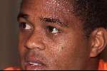 Noordwijk 26 mei 2000
Persconferentie Nederlands elftal in Huis ter Duin.
Patrick Kluivert
Europees Kampioenschap Voetbal 2000