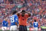 Amsterdam 29 juni 2000
Nederland-Italie 0-0 euro 2000
Patrick Kluivert baalt