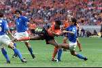 Amsterdam, 29 juni 2000   Euro 2000
Nederland-Italie, eindstand 0-0 ook na verlenging Italie wint na strafschoppen
Patrick Kluivert
Europees Kampioenschap Voetbal 2000