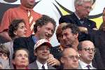Amsterdam 11 juni 2000
Nederland-Tjechie 1-0 tijdens EK
Thom de Graaf en Paul Rosemoller op de tribune
Europees Kampioenschap Voetbal 2000
