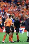 Rotterdam, 25 juni 2000   Euro 2000
Nederland-Yougoslavie, eindstand 6-1
Paul Bosvelt, Edgar Davids, Roy Makaay en Guus de Haan
Europees Kampioenschap Voetbal 2000
