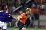 Amsterdam 21 juni 2000 euro 2000
Nederland-Frankrijk 3-2
Peter v Vossen en Karembeu  shirtje trekken
Europees Kampioenschap Voetbal 2000