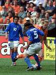 Amsterdam, 29 juni 2000   Euro 2000
Nederland-Italie, eindstand 0-0 ook na verlenging Italie wint na strafschoppen
Peter v Vossen
Europees Kampioenschap Voetbal 2000