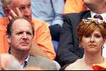 Amsterdam 21 juni 2000 euro 2000
Nederland-Frankrijk 3-2
Philip Freriks met vriendin Chazia Mourali
