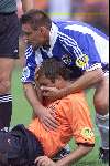 Rotterdam, 25 juni 2000   Euro 2000
Nederland-Yougoslavie, eindstand 6-1
Milosevic en Phillip Cocu  Blessure
Europees Kampioenschap Voetbal 2000