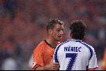 Amsterdam 11 juni 2000
Nederland-Tjechie 1-0 tijdens EK
Ronald de Boer met Nemec
Europees Kampioenschap Voetbal 2000
