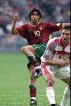 Amsterdam, 24 juni 2000   Euro 2000
Portugal-Turkije, eindstand 2-0
Rui Costa
Europees Kampioenschap Voetbal 2000