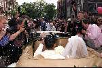 Amsterdam 3 juni 2000
Veel persfotografen bij 
Ruud Gullit en Estelle Gullit trouwen.