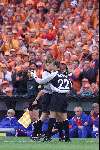 Rotterdam, 25 juni 2000   Euro 2000
Nederland-Yougoslavie, eindstand 6-1
Sander Westerveld vervangt Edwin vd Sar
Europees Kampioenschap Voetbal 2000