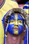 Eindhoven, 19 juni 2000   Euro 2000
Italie-Zweden  eindstand 2-1
Zweedse supporters
Europees Kampioenschap Voetbal 2000