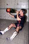 Eindhoven 6 mei 2001
PSV-Heerenveen 3-0
PSV Landskampioen 2000/2001
Arnold Bruggink aan de champagne